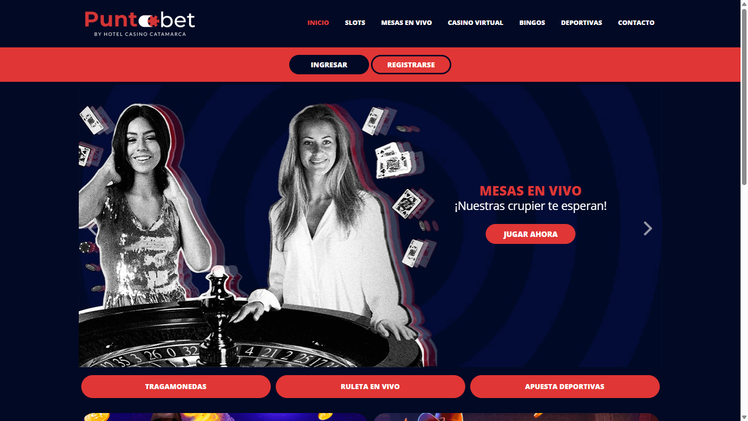 Punto.Bet Casino Desktop screenshot
